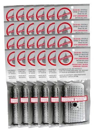 24 - Silica Gel - Hydrosorbent 40 Gram Canisters Desiccant Dehumidifying Drying Unit