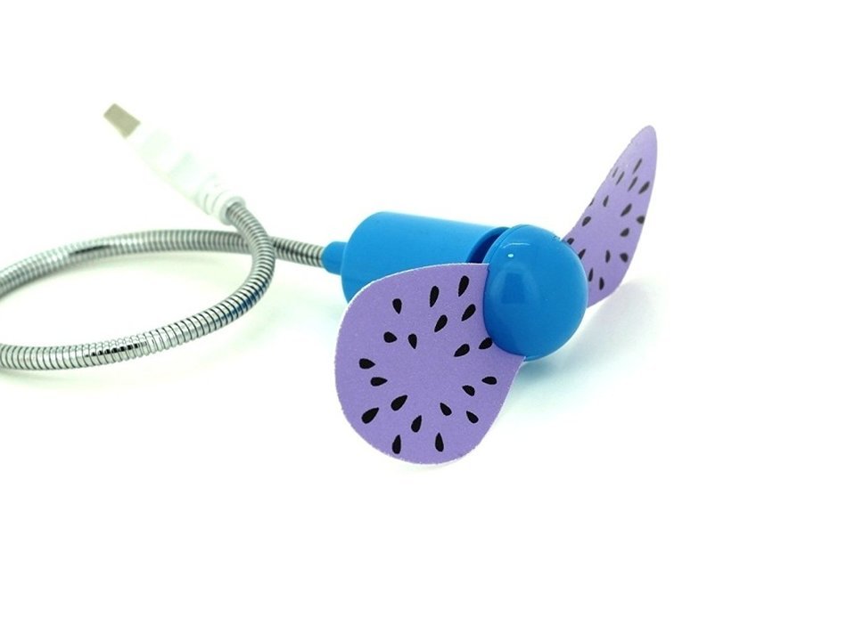 Travel Usb Fans for Computer Charging Treasure Purple Grape Colors N7
