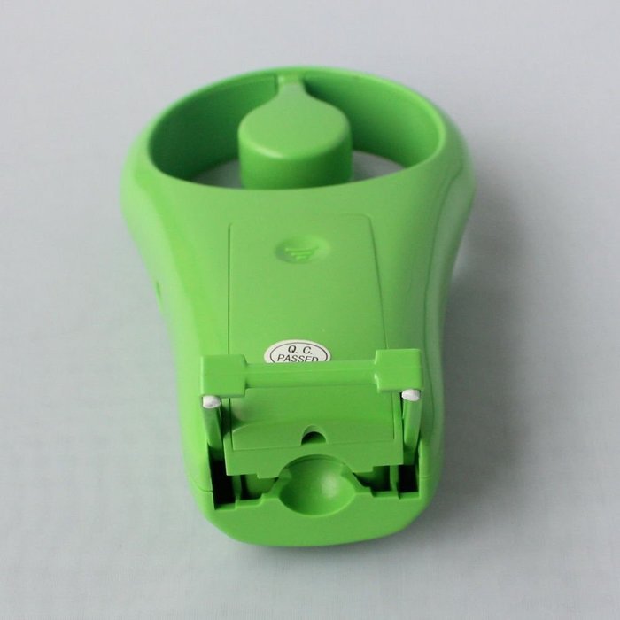 Green Hand-held Mini Portable Super Mute Usb/battery Cooling Fan for Outdoor Sport -Huahee N6