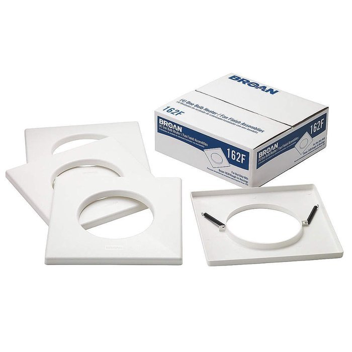 Broan 162F Plastic Grille and Springs for Fan, White