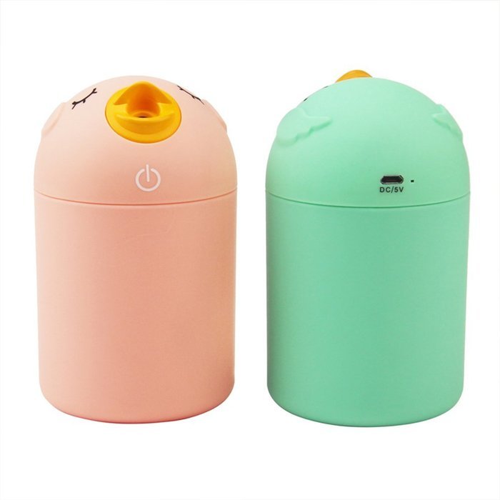 Portable Ultrasonic Humidifier, BestFire Cute Cartoon Bird Bottle Shaped 180ml USB Air Mist USB Humidifier Perfect... N2