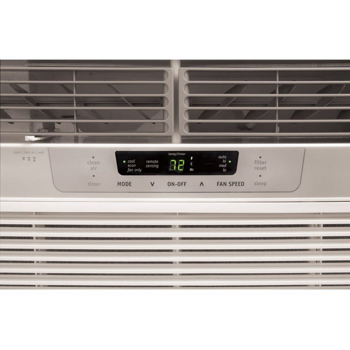 Frigidaire FRA256SV2 25,000 BTU Window-Mounted Heavy-Duty Air Conditioner with Temperature Sensing Remote (230...