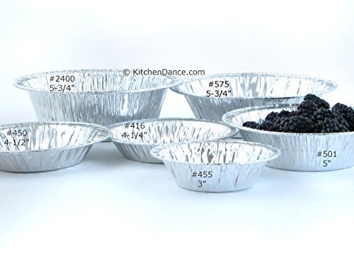 Disposable Aluminum 3" Tart Pans/ Individual Pie Pans #301 (100) N2