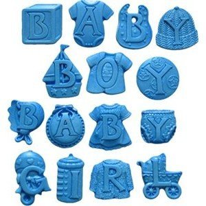 First Impressions Molds Silicone Mould - Baby Letters