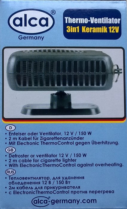 1pcs 12V 150W Vehicle Car Portable Ceramic Heating Heater Fan Defroster Demister N2