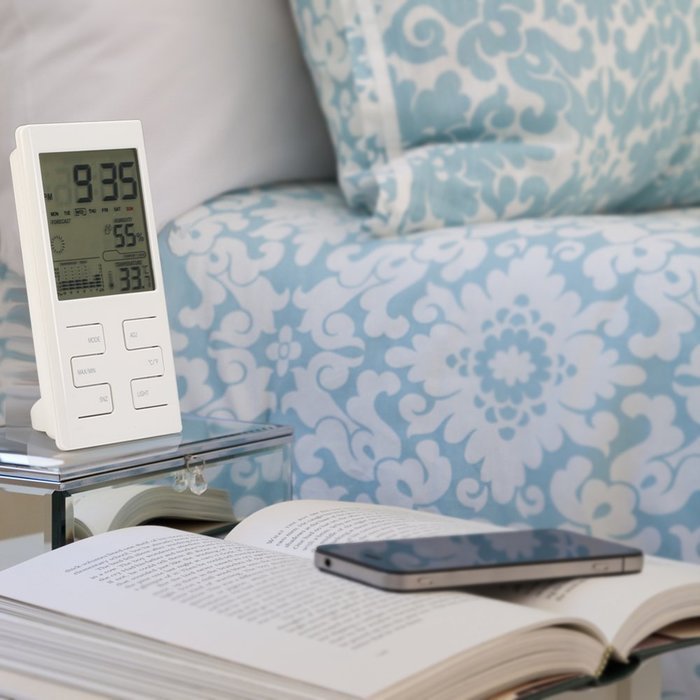 Indoor Humidity and Temperature Monitor, Electronic Hygrometer Thermometer Data Updated in Real Time With LCD... N6