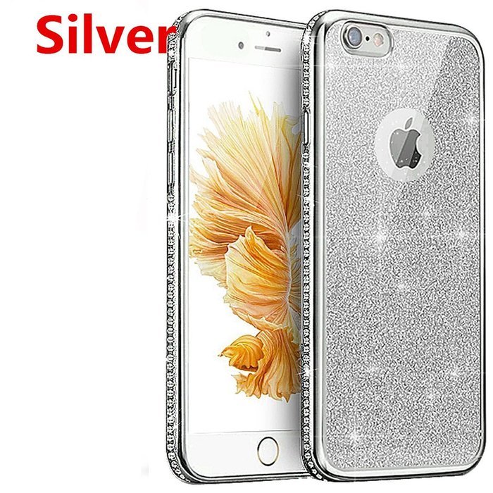 iPhone 7 case,Inspirationc Beauty Luxury Diamond Soft TPU Anti Scratch Protective Case Cover Skin Bumper with... N16