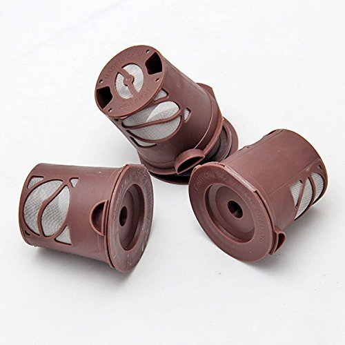 Filter Pod K-cup Coffee Tea Stainless Steel Mesh 3pcs Reusable Single Cup