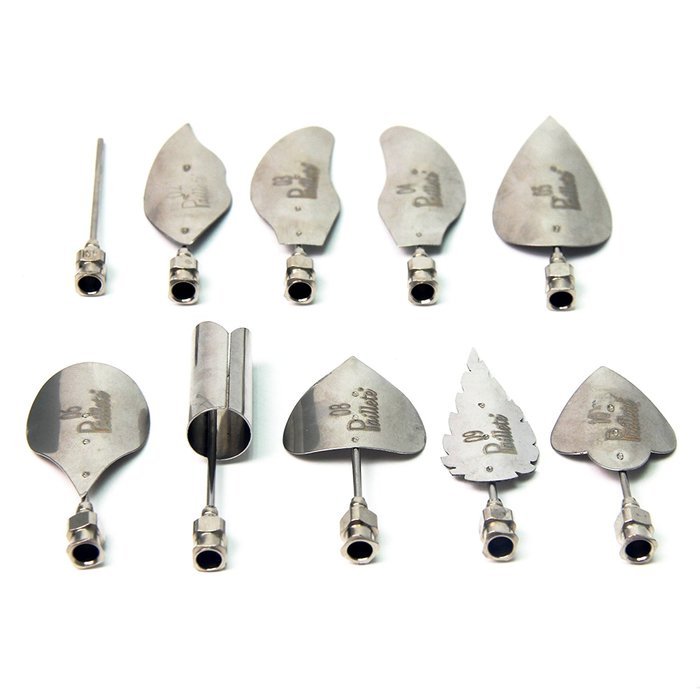 Signstek 10PCS 3D Jelly Flower Art Tools russian tulip nozzles 3D Gelatine/ Jelly Art Tools Jello Gurbias