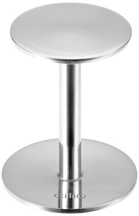 Cilio Premium Espresso Coffee Tamper Press Stamp Stainless Steel with Double Heads