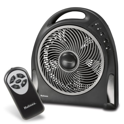 Holmes 12 Inch Blizzard Remote Control Power Fan with Rotating Grill by Holmes