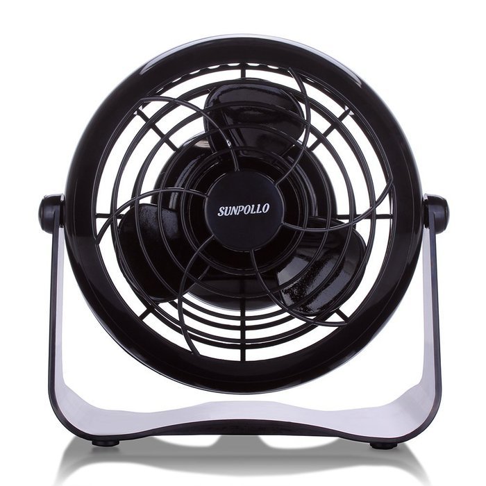 SUNPOLLO Desktop USB Fan, Mini Table Fan for Home and Office (USB Powered, Large Airflow, Personal Cooling, Quiet... N8