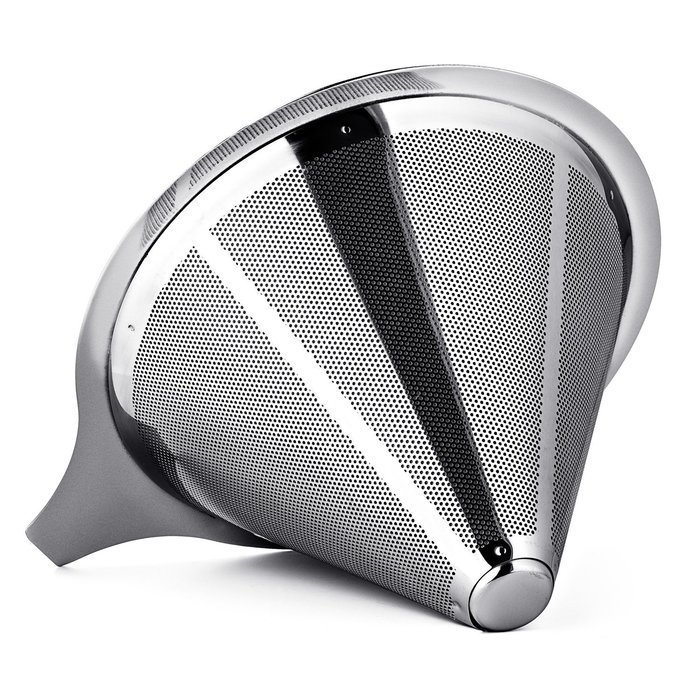 Chef's Star Stainless Steel Pour Over Coffee Maker Coffee Cone, Coffee Dripper, Permanent Reusable Coffee Filter... N4