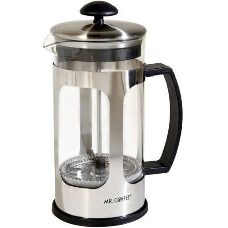Mr. Coffee Stainless Steel Frame French Press, BVMC-AC2