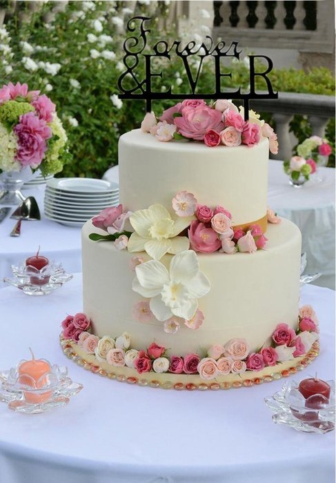 Ecape Acrylic Wedding Cake Toppers Custom Love You More Cake Toppers Cake Decoration Black Pack of 1 N2