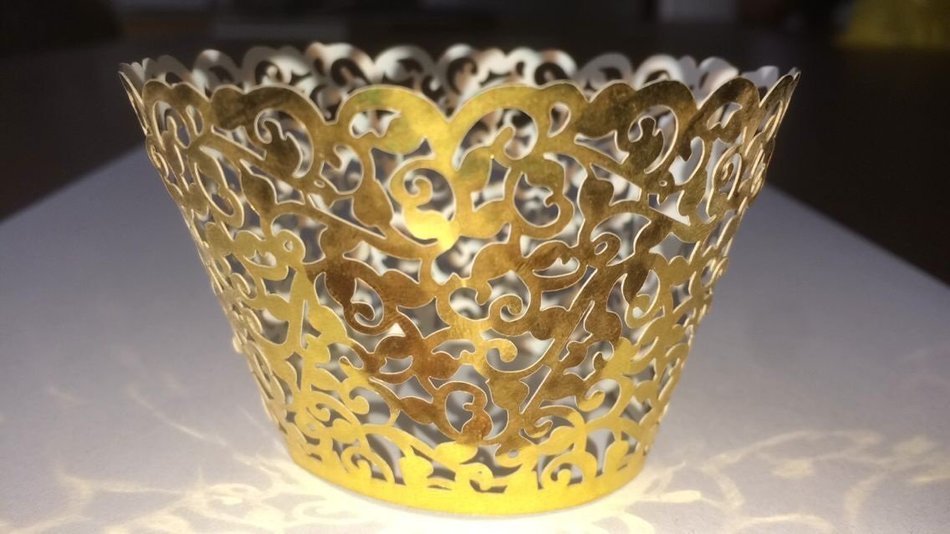A&S Creavention Vine Cupcake Holders Filigree Vine Designed Decor Wrapper Wraps Cupcake Muffin Paper Holders -... N8