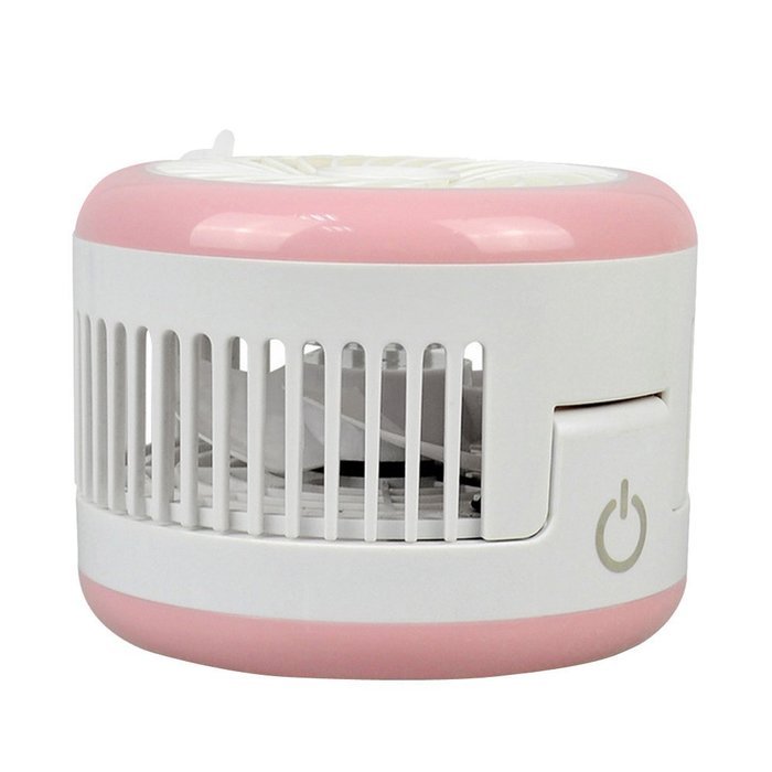 Cideros Mini Desk Humidifier Fan Personal Cooling Air Misting Fan USB Powered with Built-in Rechargeable Battery... N12