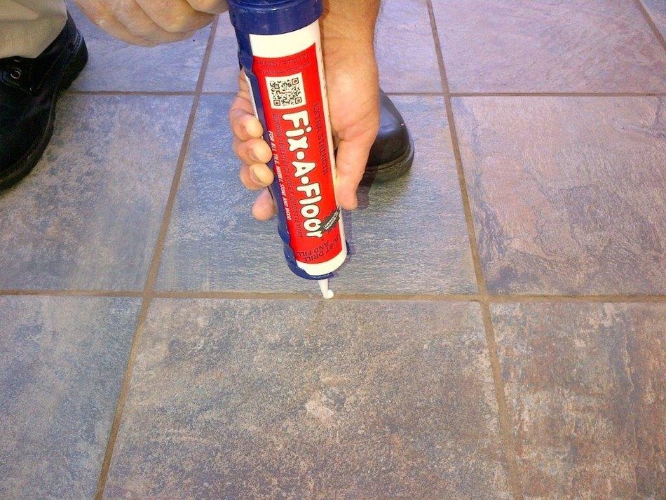Fix-A-Floor Extra Strength Bonding Adhesive for Loose and Hollow Tile Repair 10 fl oz / 300ml Tube by Fix-A-Floor