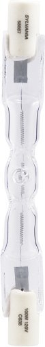 Sylvania 58887 100-Watt 120-Volt Tungsten Halogen Double-Ended T3 Quartz Lamp with Clear Finish by Sylvania