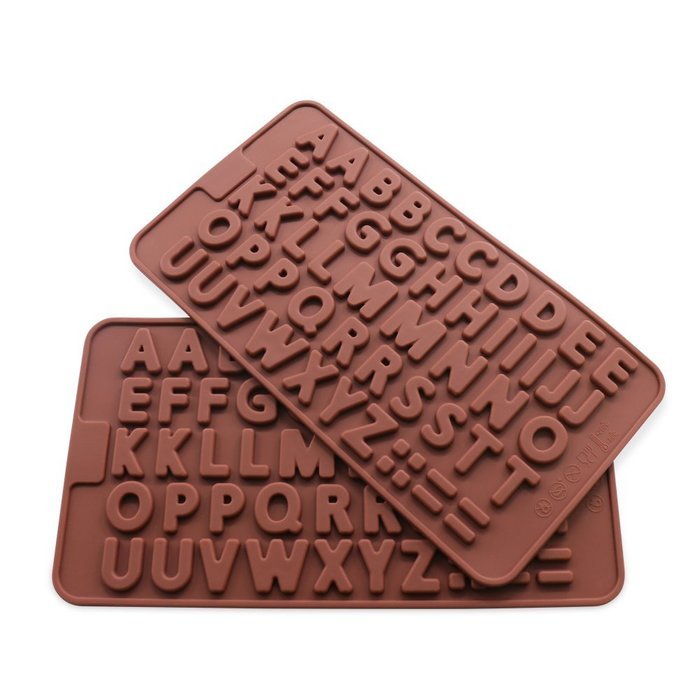 Candy Making Molds, 2PCS YYP [A-Z Letter/Alphabet Shape Mold] Silicone Candy Molds for Home Baking - Reusable...