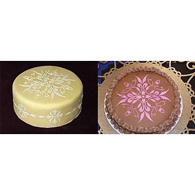 Sher FOUR-C Sugarcraft Stencil Cake Decor and Design