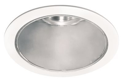 NATIONAL BRAND ALTERNATIVE 2489601 4" Chrome Recessed Anodized Reflector Cone Trim With Lexan Ring