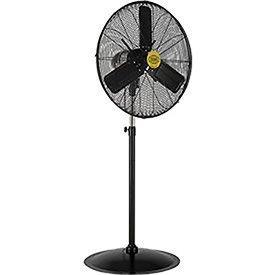 Outdoor Oscillating Pedestal Fan,, 24" Diameter, 3/10hp, 7700cfm