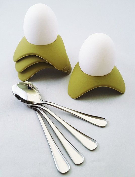 Tea Infuser with Stylish Three Leaf Silicone Handle and Stainless Steel Strainer Ball Filter includes Drip Tray... N6