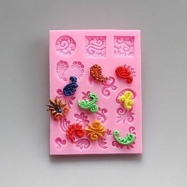 Y&XL&H European style decorative pattern decorative Chocolate Silicone Molds,Cake Molds,Soap Molds,Decoration...