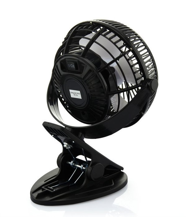 Misula 5" USB Powered 360 Degree Rotatable Clip-On Mini Fan Table Fan Desktop Fan Electronic Cooling Fan Personal... N5