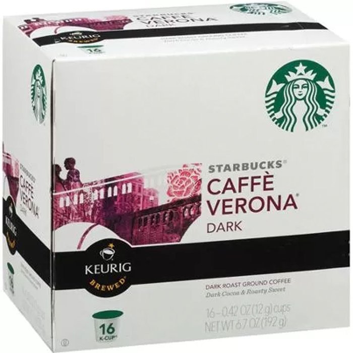 Starbucks Caff&egrave; Verona&reg; K-Cup&reg; Packs, 96 count, Premium Coffee Blend, Best Gourmet Coffee, Specialty Roasted Beans...