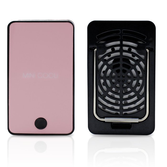 ESUMIC Portable Rechargeable Mini Handheld Air Conditioner, Light Pink (USB-MINI-FAN-LPK) N4