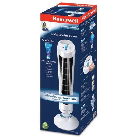 Honeywell QUietSet Whole Room Tower Fan, Easy-to-carry handle N2