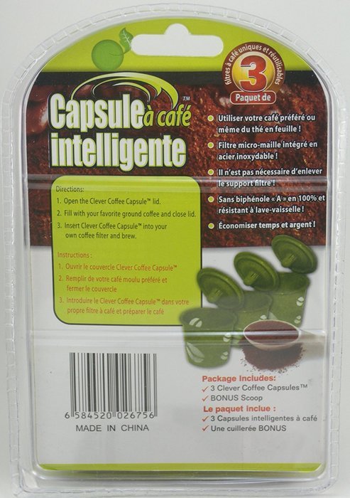 Clever Coffee Capsule 3 Pack Brown