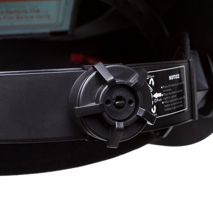Black Adjustable Auto Darkening Solar Welding Helmet Mask CE ANSI Certified by Safe66 N7