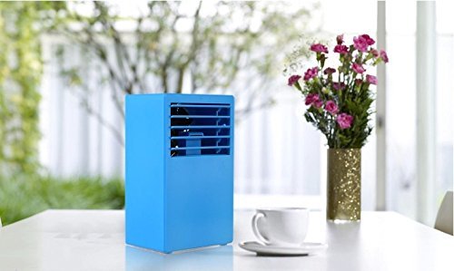Yijiagou Bladeless Fan with Air Humidifier Diffuser Mute Desk Fan Air Purifier Air Conditioner Strong Wind Automatic... N5