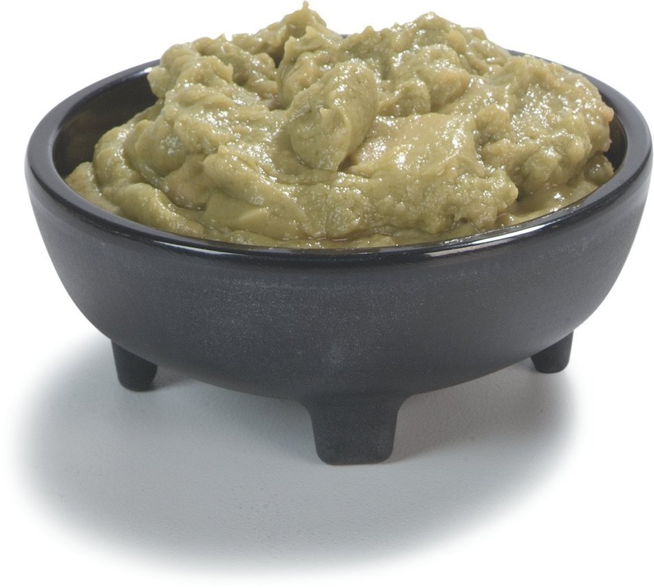 Carlisle 087303 Melamine Molcajete Ramekin, 3- oz. Capacity, 1.50 x 3.75", Black (Case of 48)
