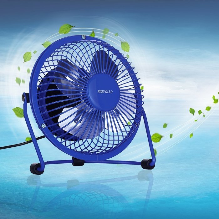 Clip On Desk Fan USB Table Fans (USB OR Battery Powered, Quietness ...