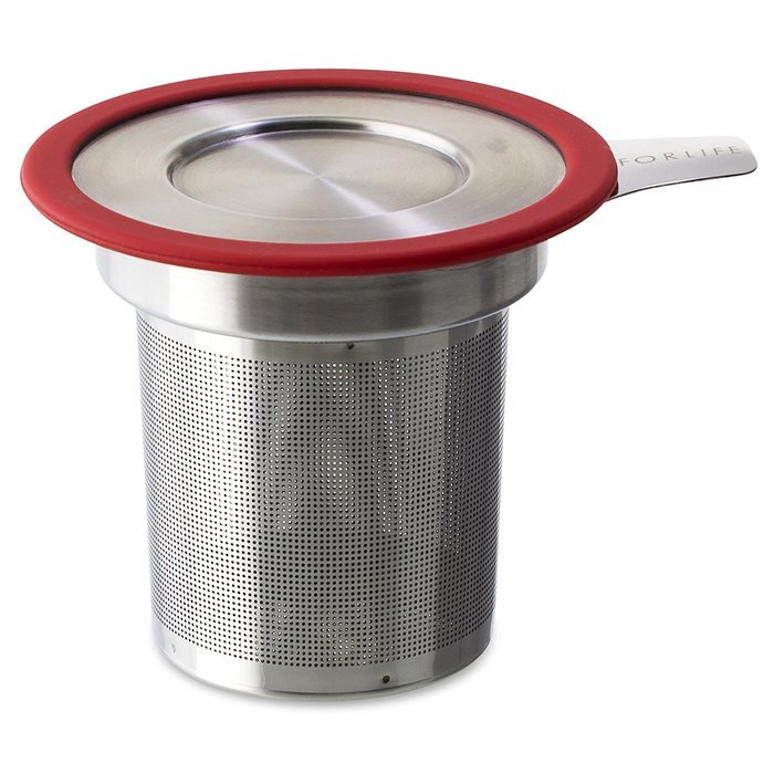 FORLIFE Brew-in-Mug Extra-Fine Tea Infuser with Lid