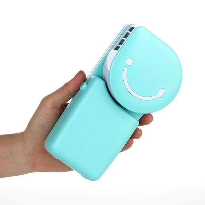 Tofern Cool Compact Air Conditioner Shape USB Rechargeable Battery Operated Cooling Handy Mini Fan For Office... N7