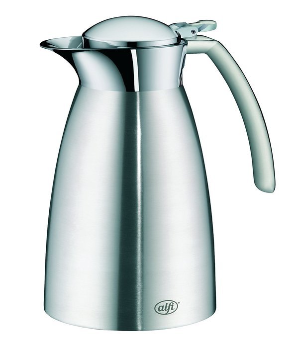 alfi Gusto Top Therm Vacuum Insulated Stainless Steel Thermal Carafe for Hot and Cold Beverages, 0.6 L, Stainless...