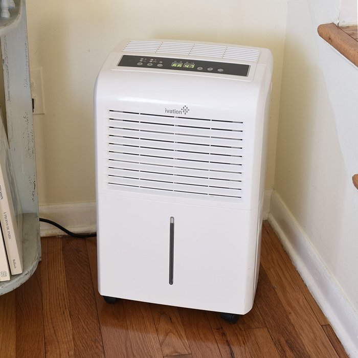 Ivation 30 Pint Energy Star Dehumidifier - Includes Programmable Humidistat, Hose Connector, Auto Shutoff / Restart... N7