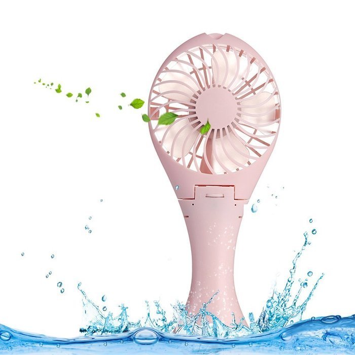 BearsFire&reg; Mermaid Fan Portable Battery Fan USB Mini Foldable Personal Cooling Fans with Umbrella Hanging and... N18