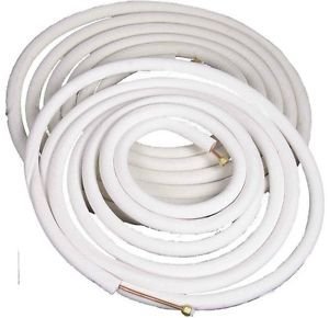 Insulated Copper Lineset - Flared with Unions - 1/4" x 1/2" (25ft) Air Conditioner/Ductless/Minisplit