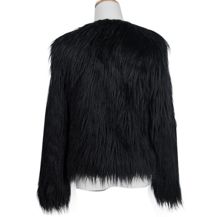 Outerwear,Morecome Womens Warm Faux Fur Fox Coat Jacket Parka Coat N4