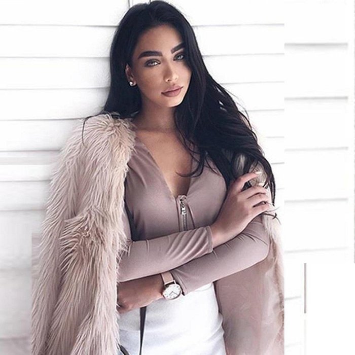 Outerwear,Morecome Womens Warm Faux Fur Fox Coat Jacket Parka Coat N8