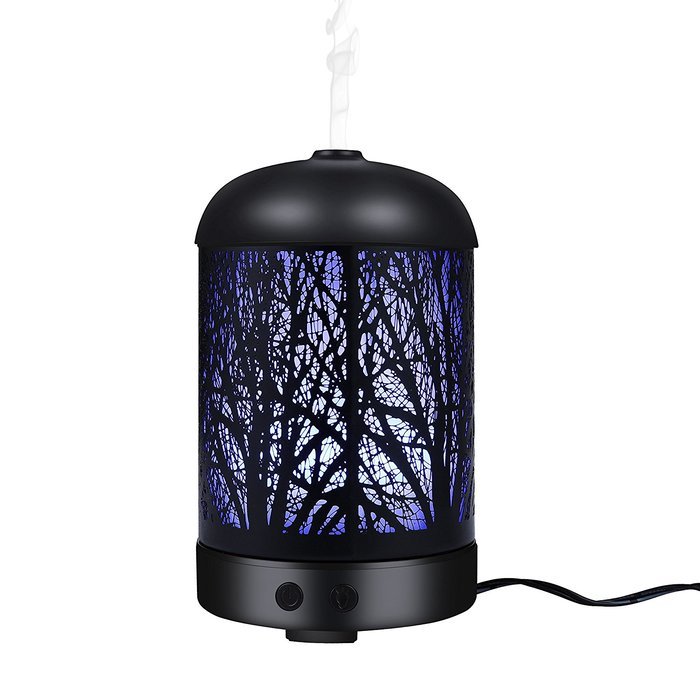 COOSA 100ml US Plug Standard Ultrasonic Aromatherapy Essential Oil Diffuser Cool Aroma Mist Humidifier with LED... N5