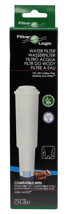 Jura Clearyl White CFL-801 Water Filter Replacement for Jura Capresso Coffee Machines - Jura S9, Jura 64553, Jura...