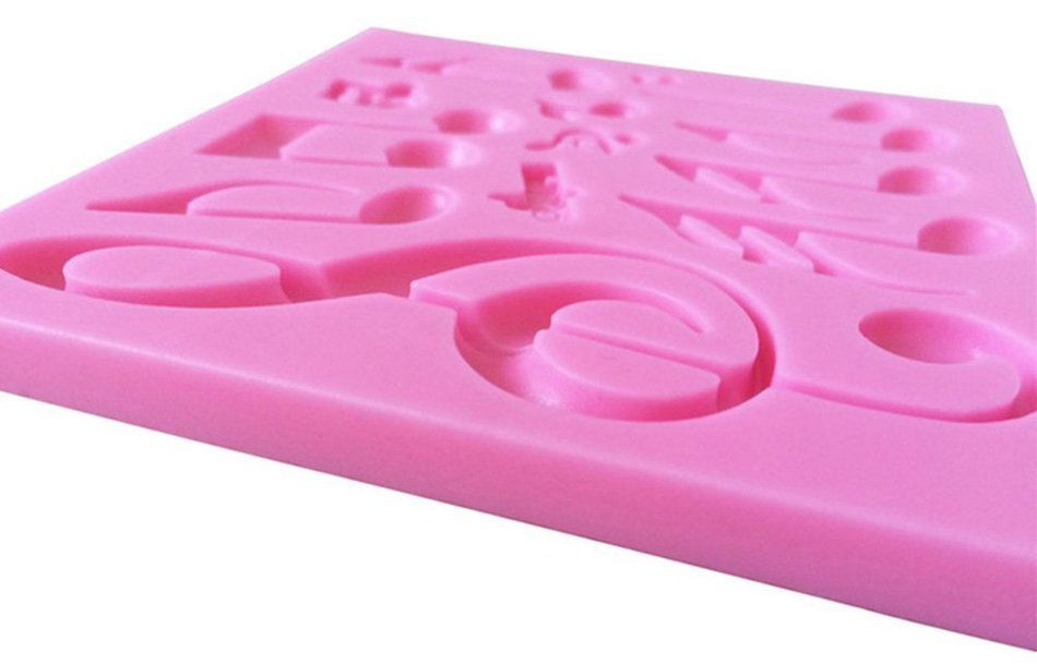 RoseSummer Musical Note DIY Silicone Cookie Mould Fondant Cake Embossing Dies