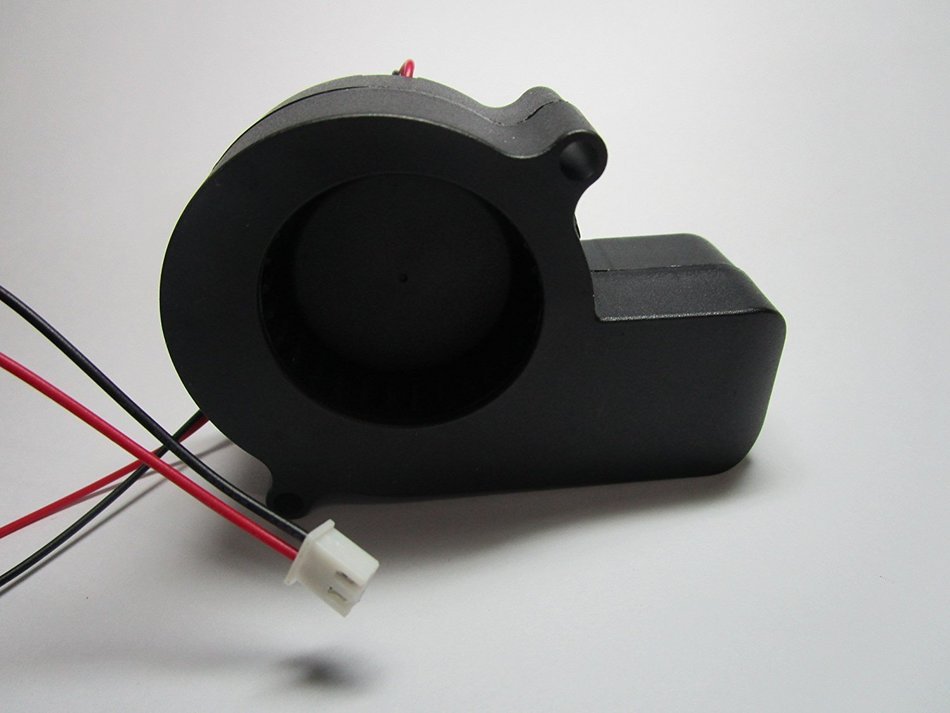 1 pcs Brushless DC Blower Fan 5028B 12V 2 Wires Black Color 50x28mm Ball-bearing Skywalking N4